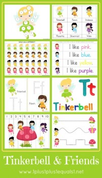 Free Tinkerbell & Friends Printable Pack