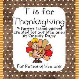 Printables: T is for Thanksgiving Packet