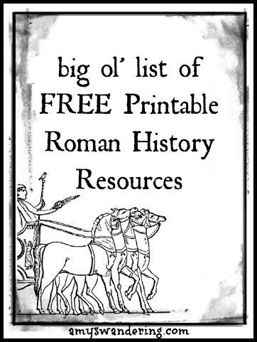 Free Roman History Printable Resources