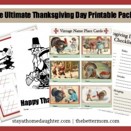Free The Ultimate Thanksgiving Day Printable Pack