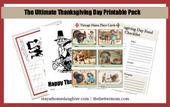 Free The Ultimate Thanksgiving Day Printable Pack