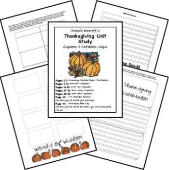 Lapbook: Free Thanksgiving Lapbook & Unit Study