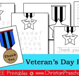 Free Veteran's Day Bible Printables