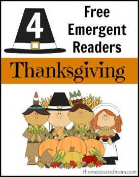 Free Thanksgiving Emergent Readers