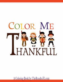 Coloring Pages: Free Color Me Thankful