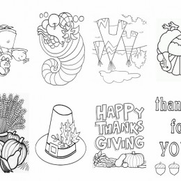 Free Printable Thankful Coloring Booklet