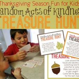 Free Random Acts of Kindness Treasure Hunt Set