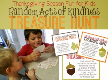 Free Random Acts of Kindness Treasure Hunt Set