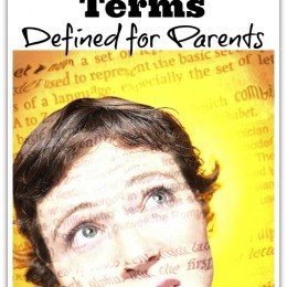 Literacy Terms Defined for Parents