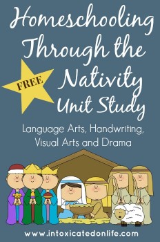 FREE Unit Study: Homeschooling Through the Nativity + Free Printables