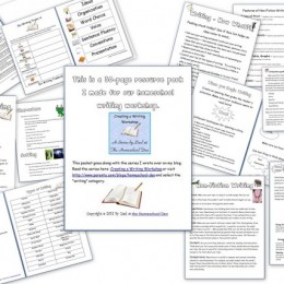 Free Writing Workshop Resource Pack (30-pages)