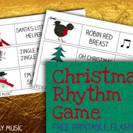 Free Music Flashcards: Christmas Rhythm Game