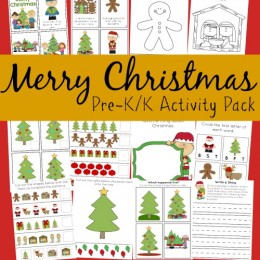 Christmas Activity Pack for Pre-K/K - Free!