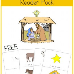 Free Nativity Emergent Reader Pack {instant download!}