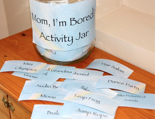 Mom I'm Bored Activity Cards