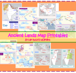 Ancient Lands Printable Maps