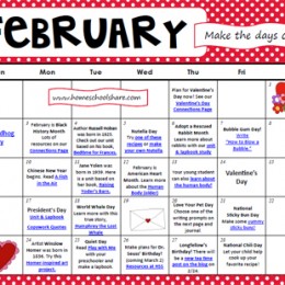 Febrauary Activity Calendar