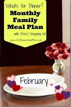 Free February Meal Plan