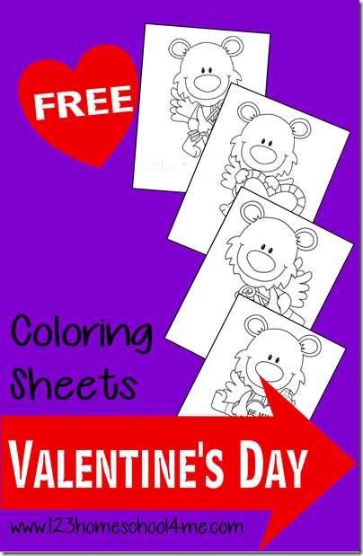 Free Valentines Day Coloring Sheets