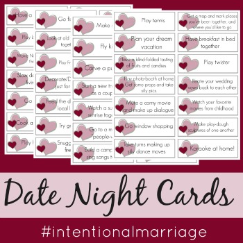 Intentional Marriage Date Night Cards