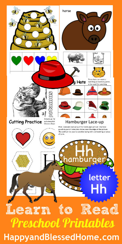 Learn to Read Preschool Alphabet Letter H