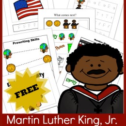 Martin Luther King Jr Printables for PreK and K