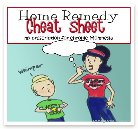 Printable Home Remedy Cheat Sheet