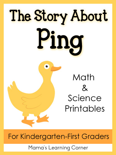 The Story About Ping Math and Science Printables