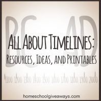 Homeschooling Resources: Free All About Timelines + FREE Printables
