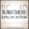 Homeschooling Resources: Free All About Timelines + FREE Printables