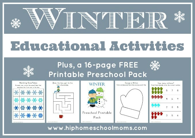 Winter Educational Activities and Printables