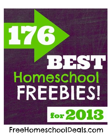 176 Best Homeschool Freebies & More for 2013!