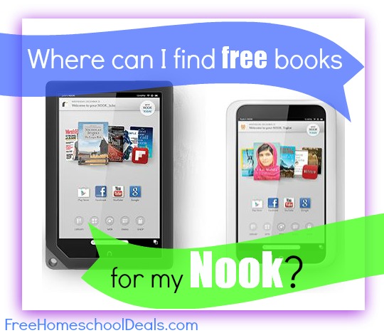 Where can I find free books for my Nook?