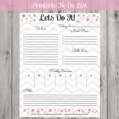 free printable to do list