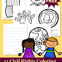 Civil Rights Coloring and Activity Pages