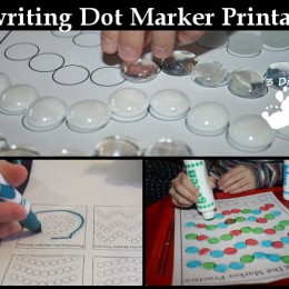 Prewriting Dot Marker Printables