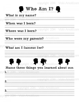 Biography Printable