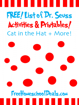 FREE List of Dr. Seuss Activities and Printables: Cat in the Hat + More!