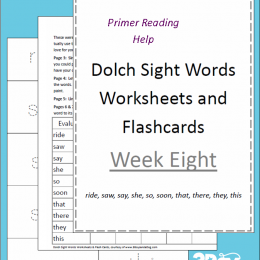 Dolch Sight Words Printables