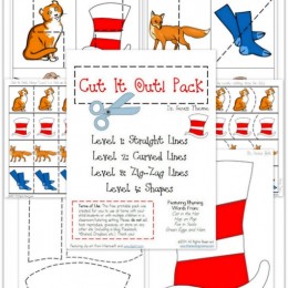 Dr Seuss Cut It Out Packet