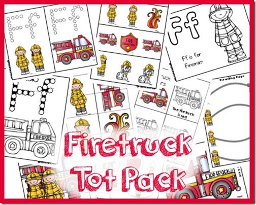 Firetruck Tot Pack