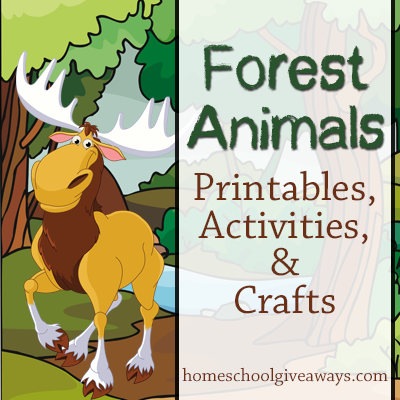 Forest Animals Printables Activities and Crafts