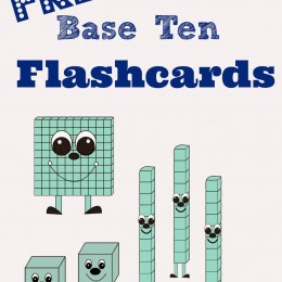 Free Base Ten Flash Cards