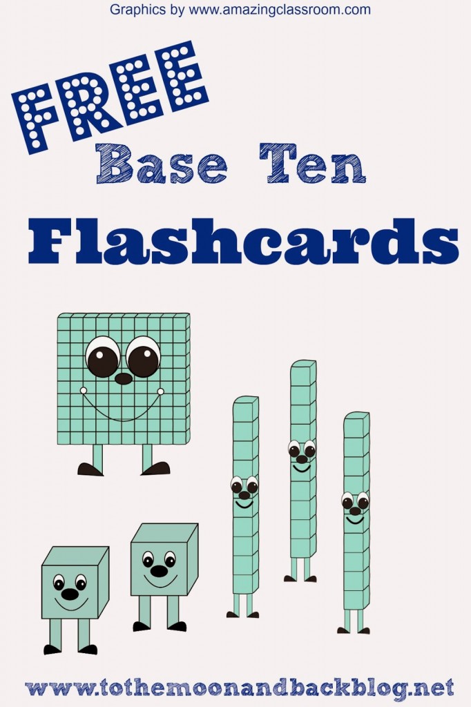 Free Base Ten Flash Cards