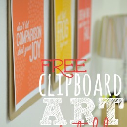 Free Clipboard Art Printables