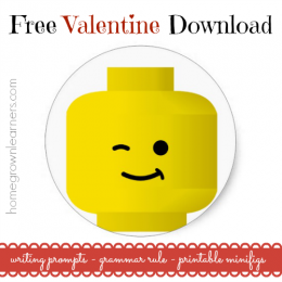 Free LEGO Valentines