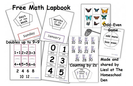 Free Math Lapbook