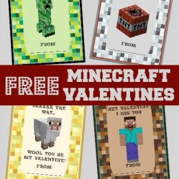 Free Minecraft Valentines
