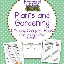 Free Plants and Garden Literacy Packet