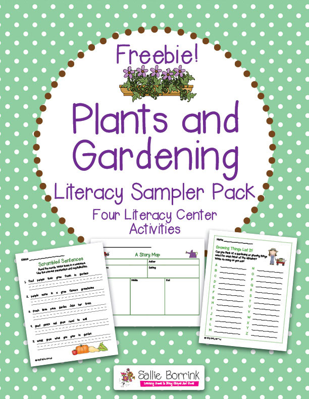 Free Plants and Garden Literacy Packet